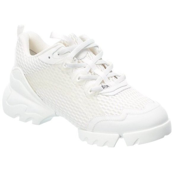Dior Shoes - Dior D-Connect Leather & Mesh Sneaker Size US 8.5